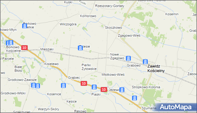 mapa Młotkowo-Kolonia, Młotkowo-Kolonia na mapie Targeo