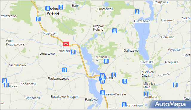 mapa Mniszki A, Mniszki A na mapie Targeo