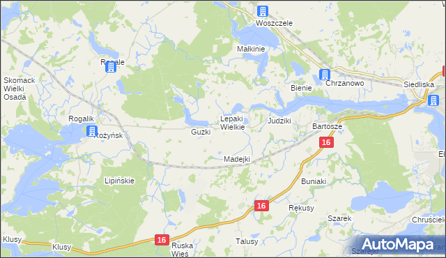 mapa Mołdzie, Mołdzie na mapie Targeo