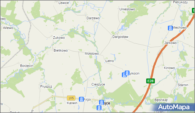 mapa Mołstówko, Mołstówko na mapie Targeo