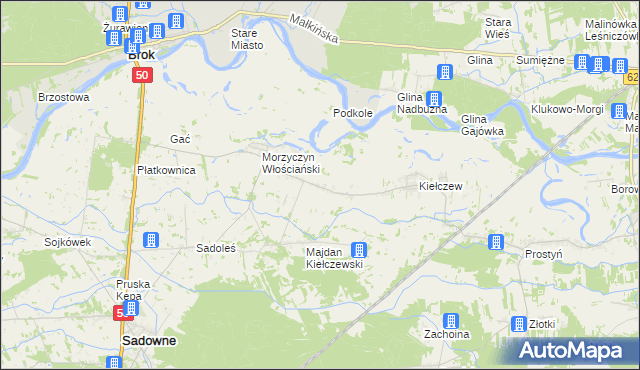 mapa Morzyczyn-Włóki, Morzyczyn-Włóki na mapie Targeo