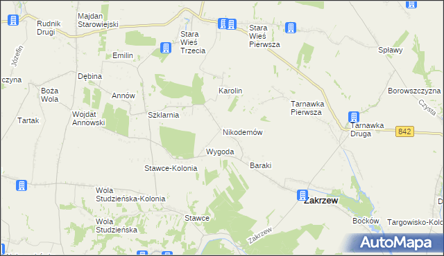 mapa Nikodemów, Nikodemów na mapie Targeo