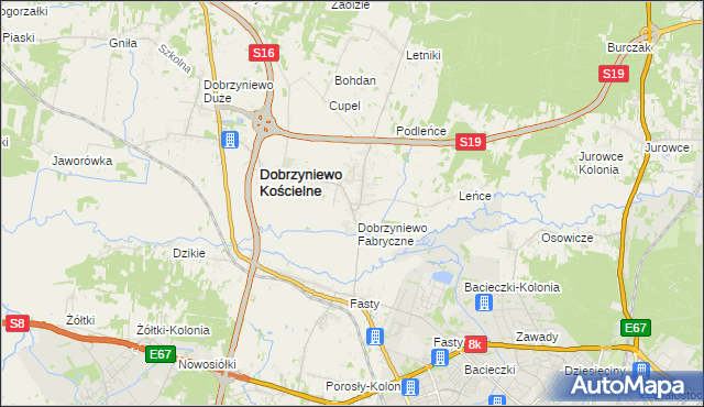 mapa Nowe Aleksandrowo, Nowe Aleksandrowo na mapie Targeo