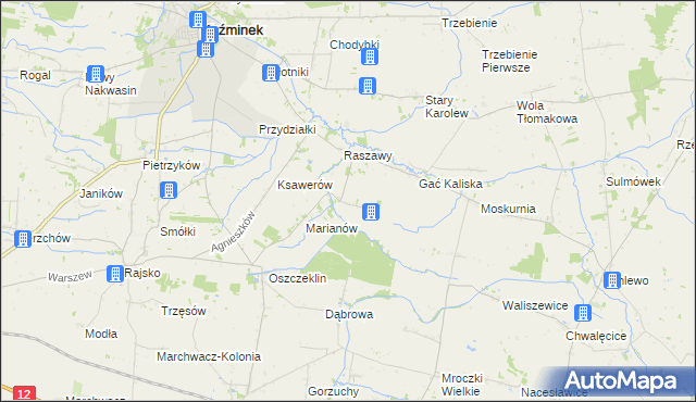 mapa Nowy Karolew, Nowy Karolew na mapie Targeo
