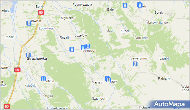 mapa Nowy Świętochów, Nowy Świętochów na mapie Targeo