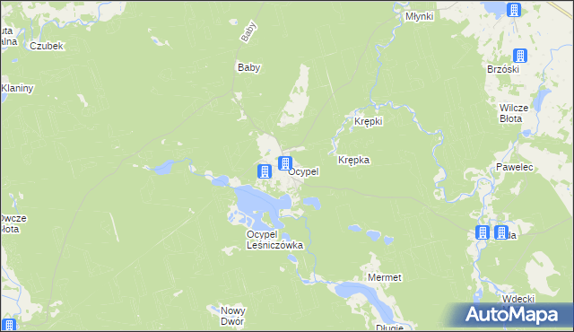 mapa Ocypel, Ocypel na mapie Targeo
