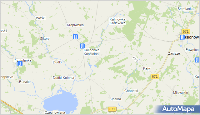 mapa Ogrodniki gmina Knyszyn, Ogrodniki gmina Knyszyn na mapie Targeo