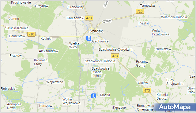 mapa Ogrodzim-Kolonia, Ogrodzim-Kolonia na mapie Targeo