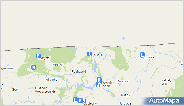 mapa Ołownik, Ołownik na mapie Targeo