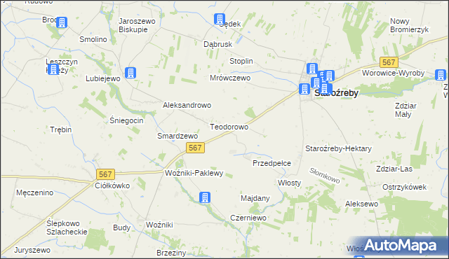 mapa Opatówiec, Opatówiec na mapie Targeo