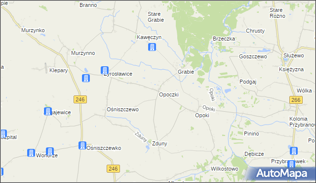 mapa Opoczki, Opoczki na mapie Targeo
