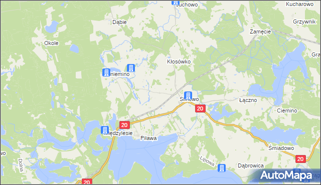 mapa Osiczyn, Osiczyn na mapie Targeo