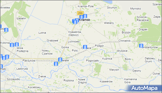 mapa Osowce, Osowce na mapie Targeo