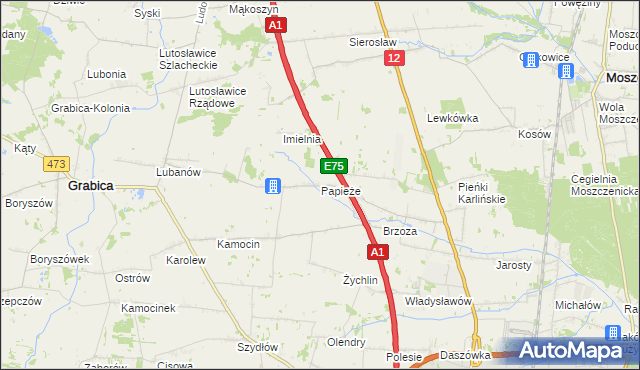 mapa Papieże, Papieże na mapie Targeo