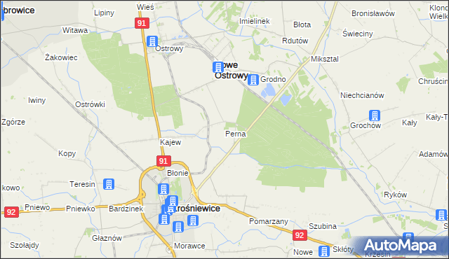 mapa Perna, Perna na mapie Targeo