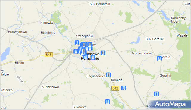 mapa Piecewo gmina Jabłonowo Pomorskie, Piecewo gmina Jabłonowo Pomorskie na mapie Targeo