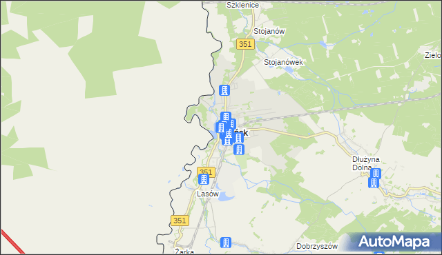mapa Pieńsk, Pieńsk na mapie Targeo