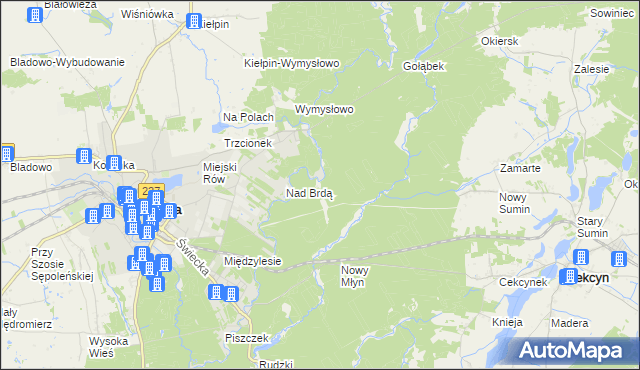 mapa Plaskosz, Plaskosz na mapie Targeo