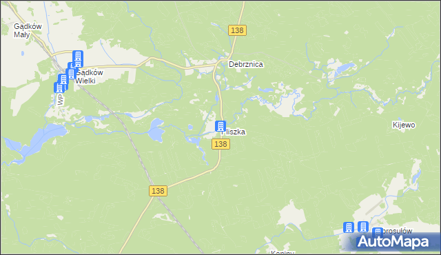 mapa Pliszka, Pliszka na mapie Targeo