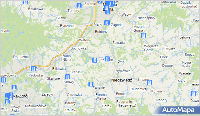 mapa Podobin, Podobin na mapie Targeo