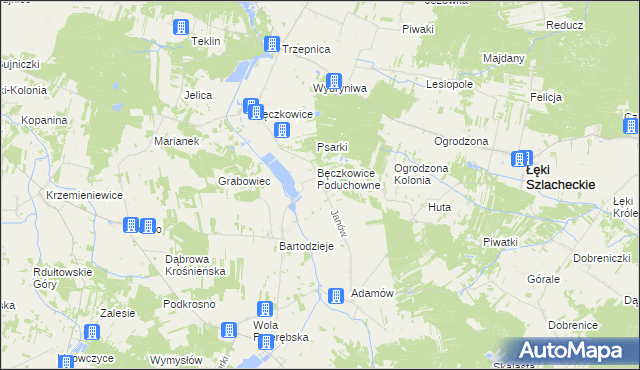 mapa Podstole, Podstole na mapie Targeo