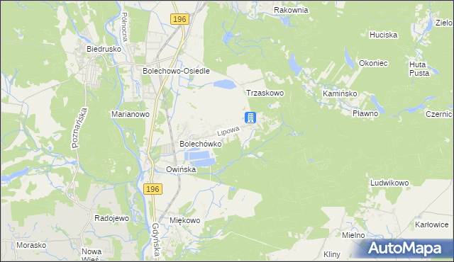 mapa Potasze, Potasze na mapie Targeo