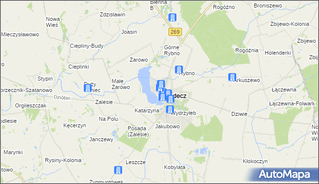 mapa Przedecz, Przedecz na mapie Targeo