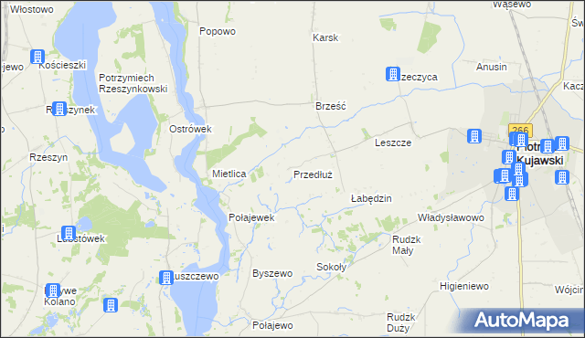 mapa Przedłuż, Przedłuż na mapie Targeo