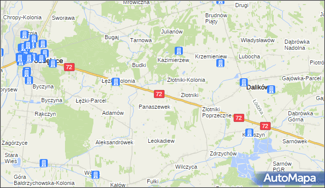 mapa Przekora, Przekora na mapie Targeo