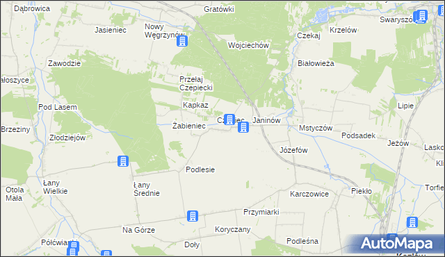 mapa Przełaj, Przełaj na mapie Targeo