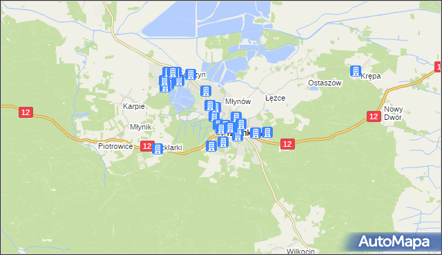mapa Przemków, Przemków na mapie Targeo