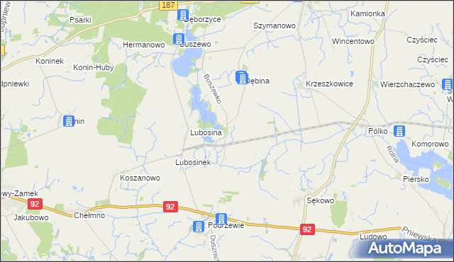 mapa Przystanki, Przystanki na mapie Targeo