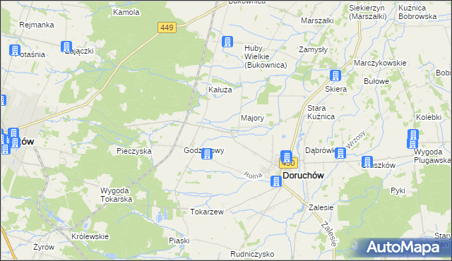 mapa Przytocznica, Przytocznica na mapie Targeo