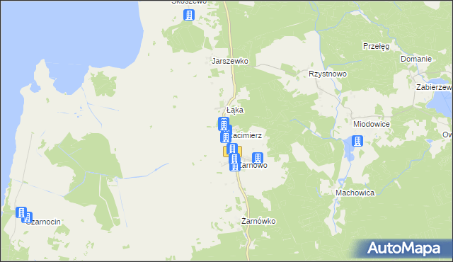 mapa Racimierz gmina Stepnica, Racimierz gmina Stepnica na mapie Targeo