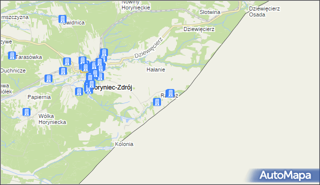 mapa Radruż, Radruż na mapie Targeo