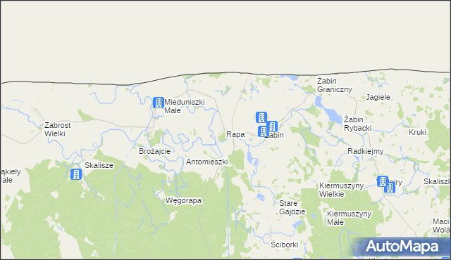 mapa Rapa, Rapa na mapie Targeo