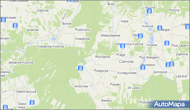 mapa Rochalina, Rochalina na mapie Targeo