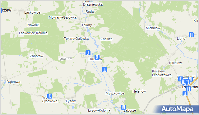 mapa Rusków, Rusków na mapie Targeo