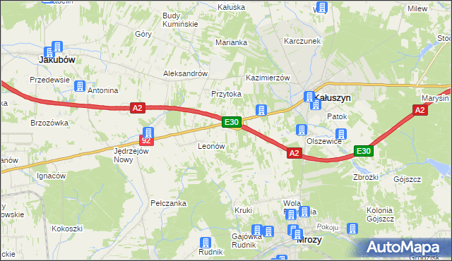 mapa Ryczołek, Ryczołek na mapie Targeo