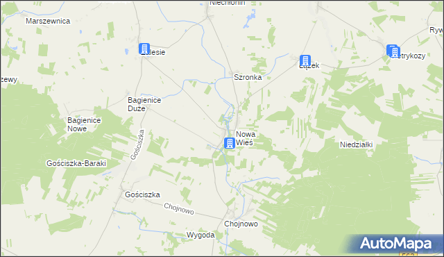 mapa Sarnowo gmina Kuczbork-Osada, Sarnowo gmina Kuczbork-Osada na mapie Targeo