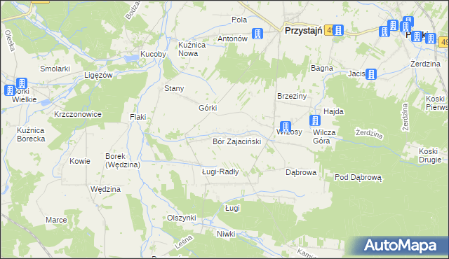 mapa Siekierowizna, Siekierowizna na mapie Targeo