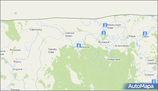 mapa Skalisze, Skalisze na mapie Targeo