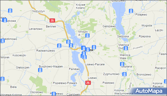 mapa Skulsk, Skulsk na mapie Targeo