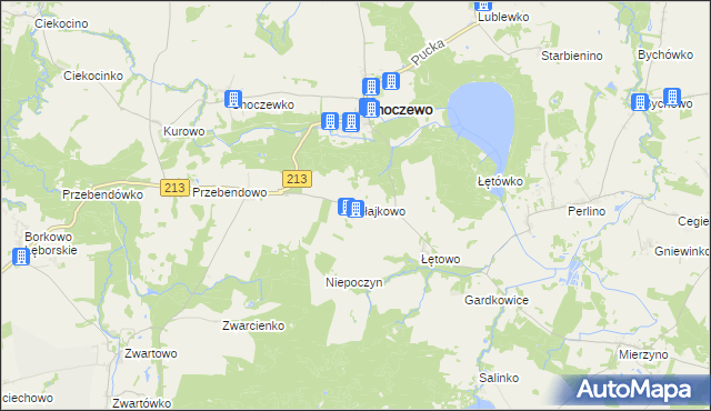 mapa Słajkowo, Słajkowo na mapie Targeo