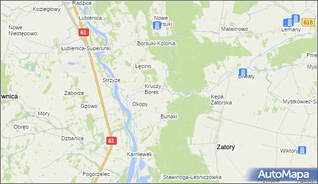 mapa Śliski, Śliski na mapie Targeo