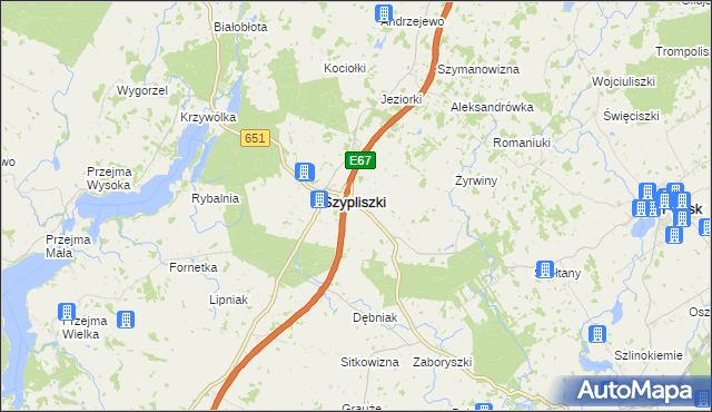 mapa Słobódka, Słobódka na mapie Targeo