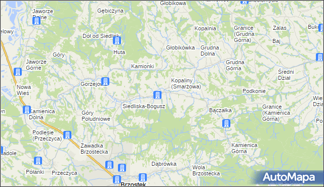 mapa Smarżowa, Smarżowa na mapie Targeo