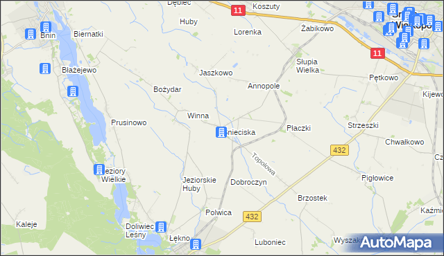 mapa Śnieciska, Śnieciska na mapie Targeo