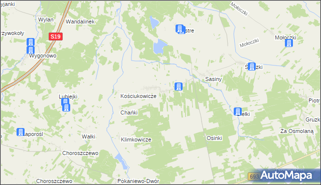 mapa Sobiatyno, Sobiatyno na mapie Targeo