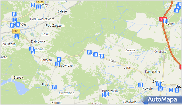 mapa Sójkowa, Sójkowa na mapie Targeo